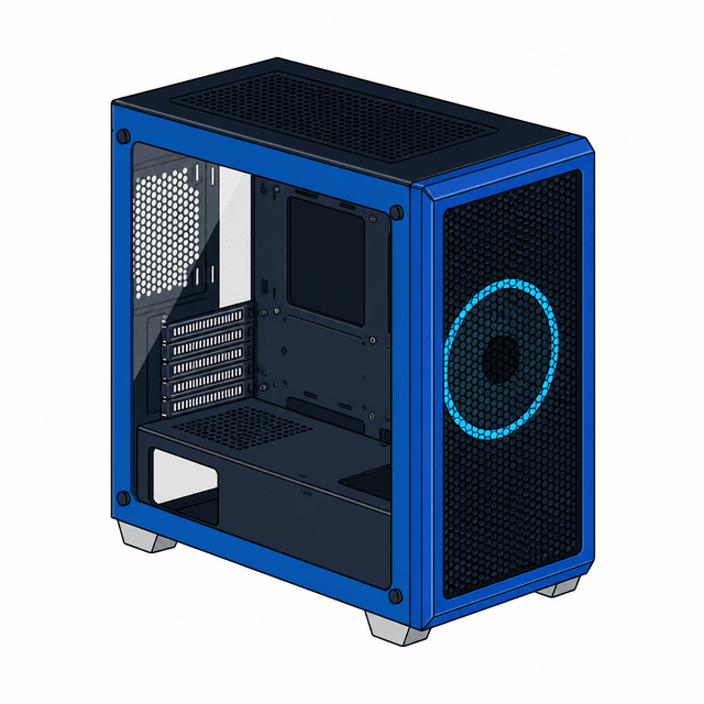 Illustration of Generic Micro-ATX Case